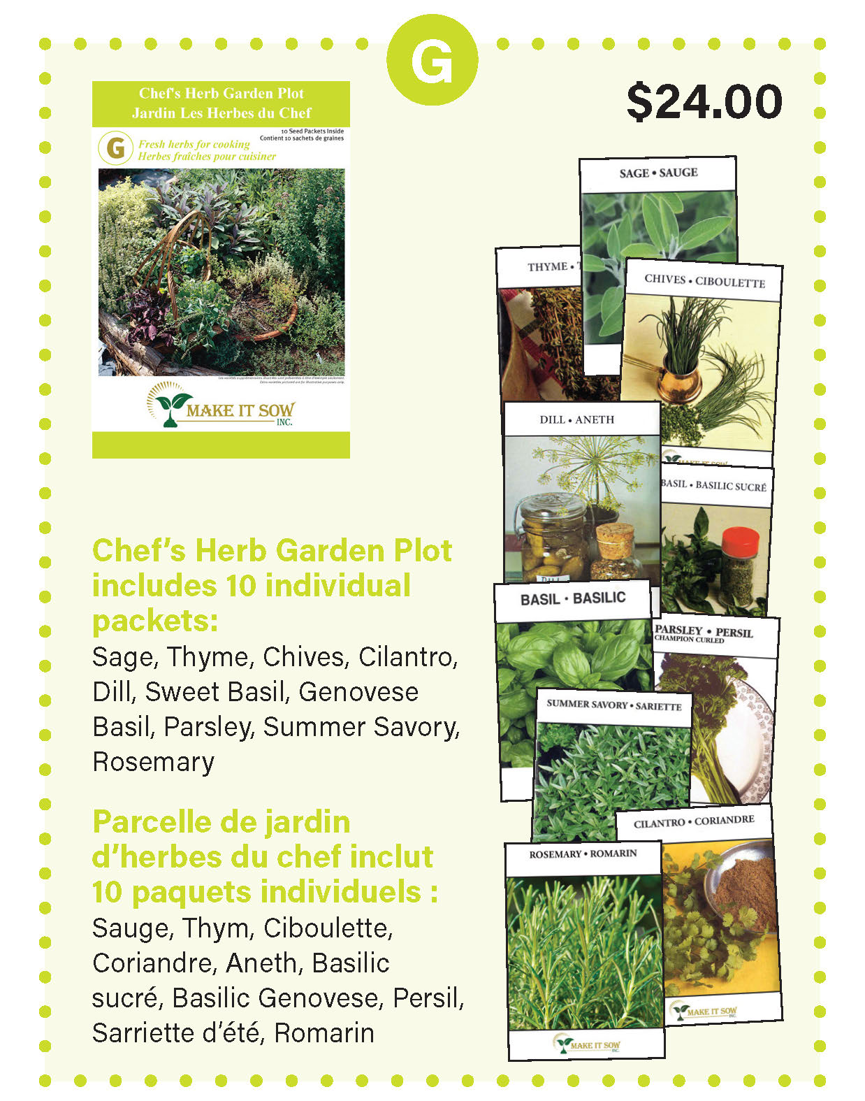 Chef's Herb Garden Plot