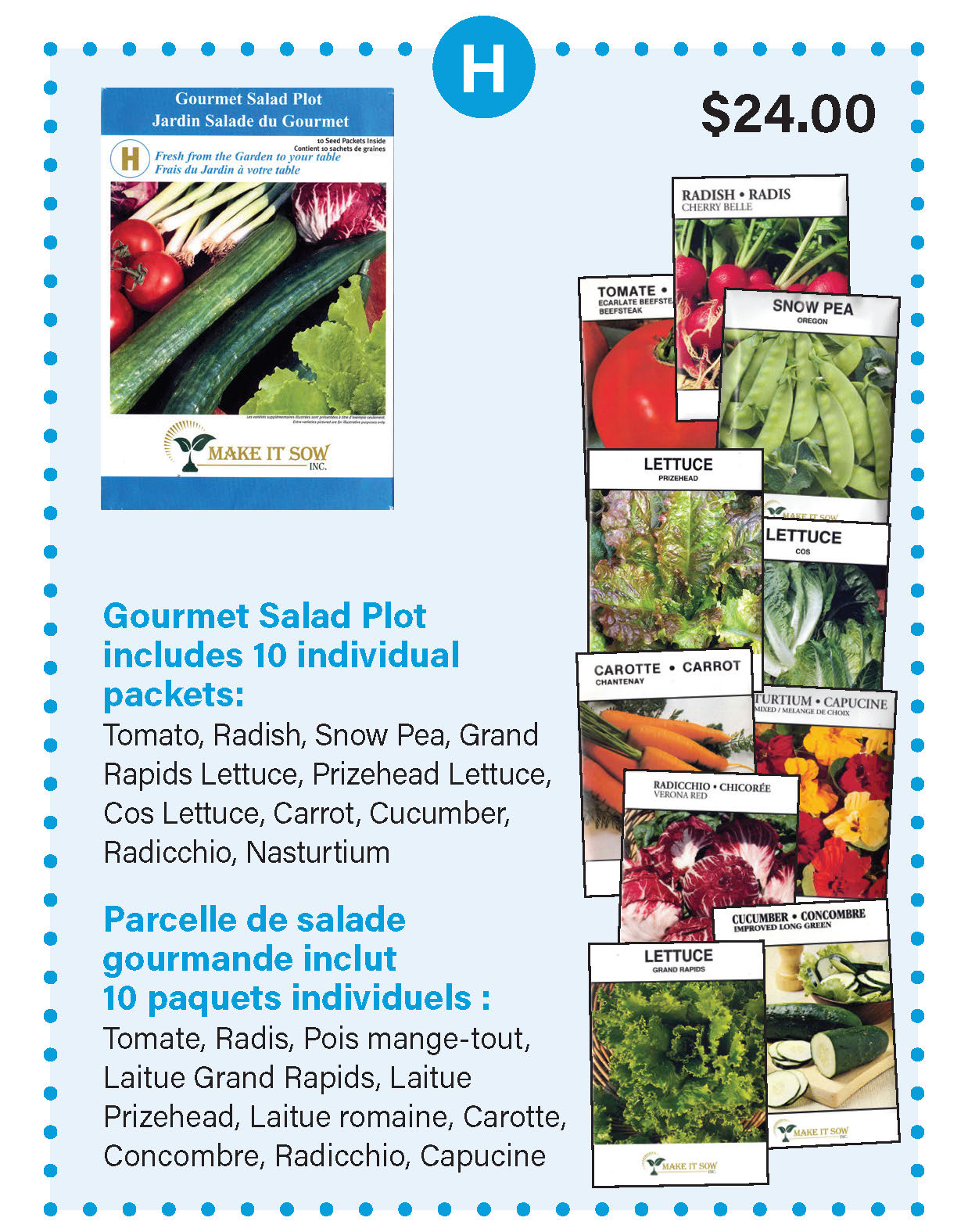 Gourmet Salad Plot