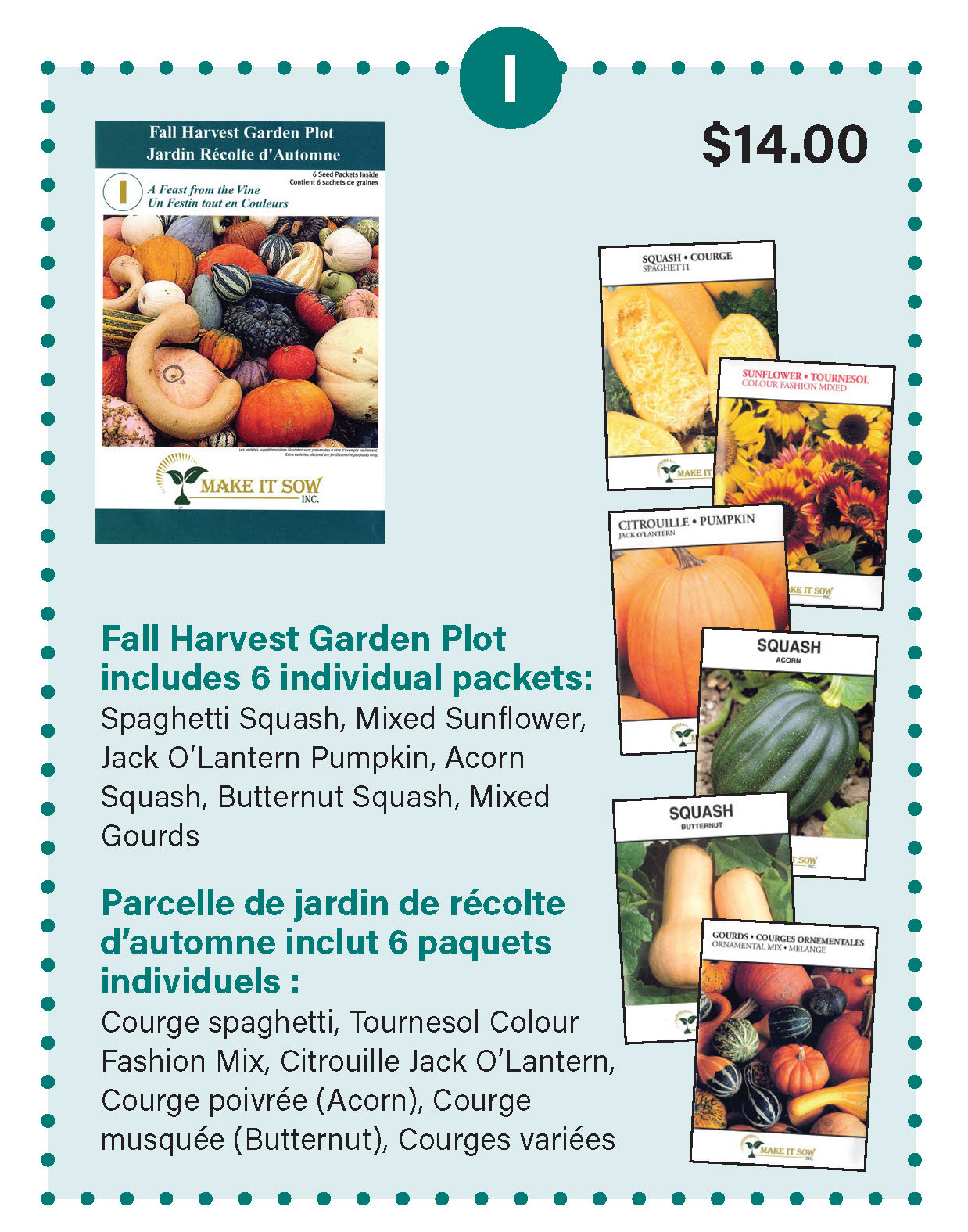 Fall Harvest Garden Plot