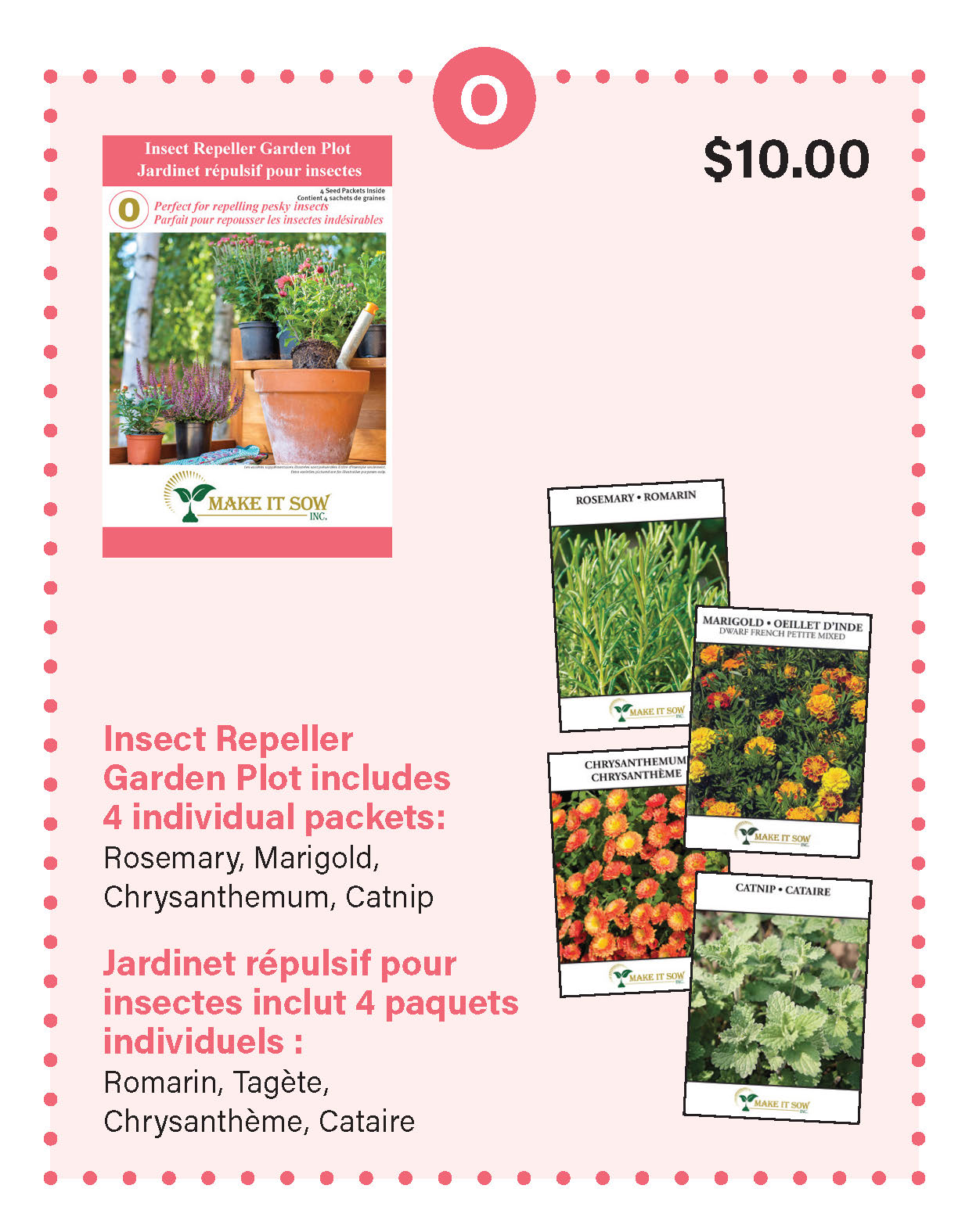 Insect Repeller Garden Plot